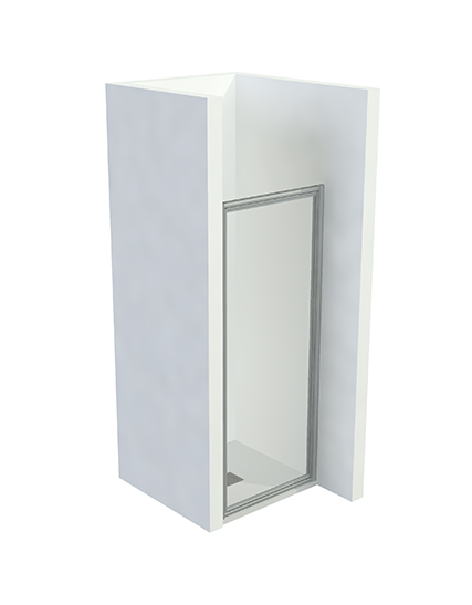 box doccia TDA Niche Hinged